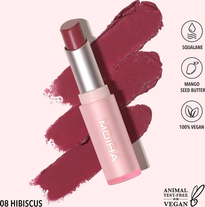 Moira Signature Lipstick 008 Hibiscus
