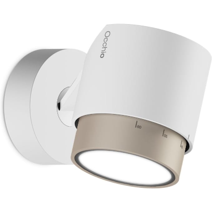 Occhio luí pico up zoom wandlamp - goud/wit