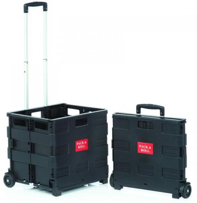 Seco opvouwbaar krat - zwart - tot 35kg