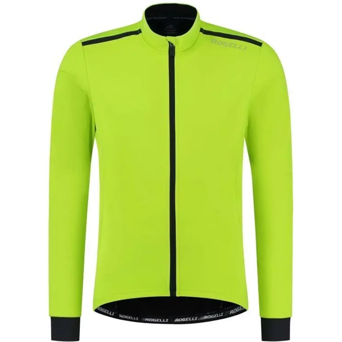 Rogelli Core Heren Fietsjack - Winter - Waterafstotend - Fluor/Zwart