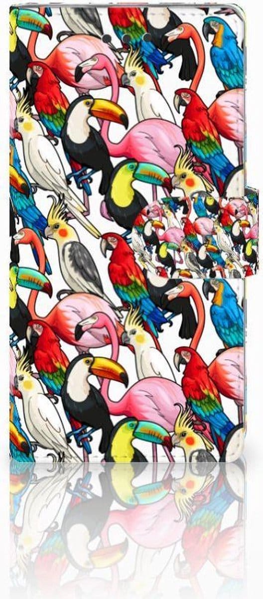 Huawei Ascend P8 Lite Telefoonhoesje met Pasjes Birds