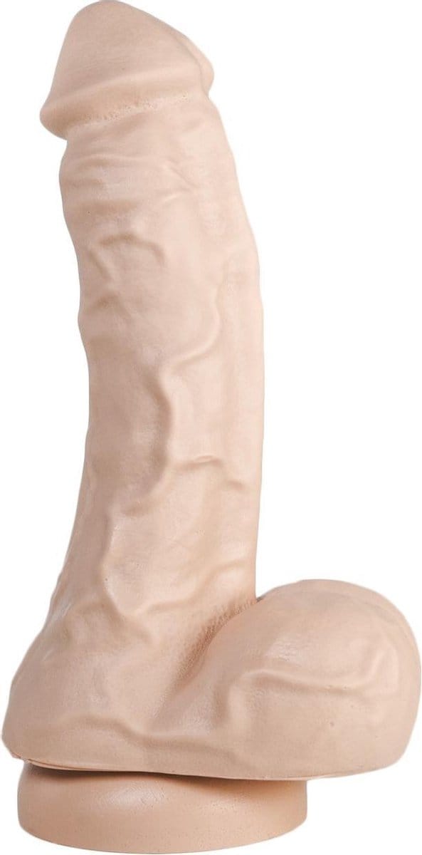 515 line Dildo 18 cm met zuignap - beige