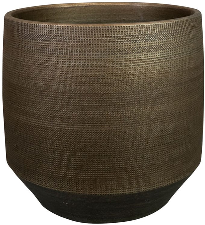 Ter Steege Bloempot "Norell" Bruin D 25 cm H 24 cm Opening 21 cm