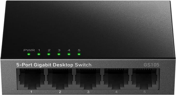 MKSS® Netwerk Switch - Netwerk Splitter - Unmanaged