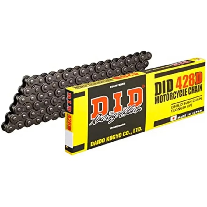 Motorfiets rolketting D.I.D 428D(B&B) X 126 Mail. Rj
