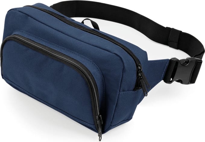 *** De Luxe Heuptas Blauw Navy - 2.5 Liter - Wandelen Reizen - van Heble® ***