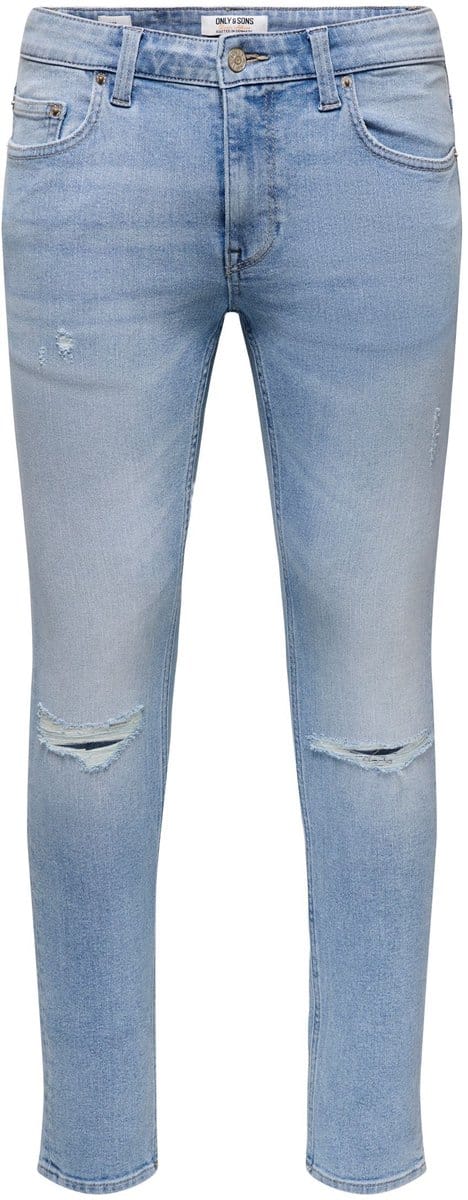 ONLY&SONS - ONSWARP SKINNY DESTROY PIM DNM - Heren - Jeans
