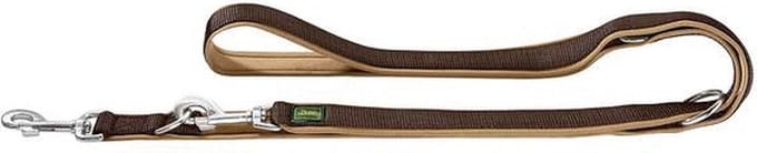 Hunter Hondenriem - Neopreen - 200 x 2,5 cm - Bruin