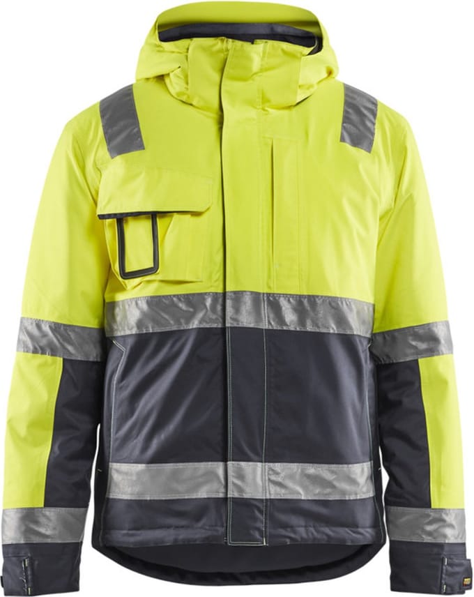Blaklader Winterjas High Vis 4870-1987 - HIgh Vis Geel/Medium Grijs - S