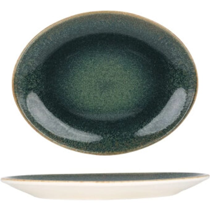Bonna Serveerschaal - Ore Mar - Porselein - 25x19 cm - set van 2