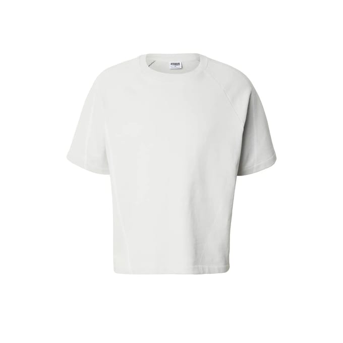 Urban Classics - Contrast Seam Peached Heavy Heren Tshirt - L - Grijs