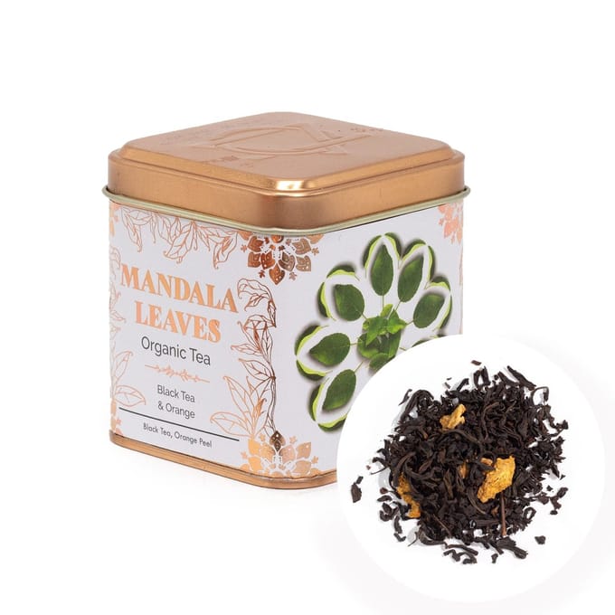3x 50g Organische Sinaasappel Zwarte Thee