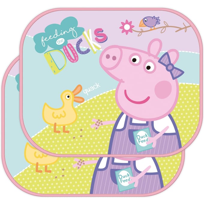 Peppa Pig auto zonnescherm