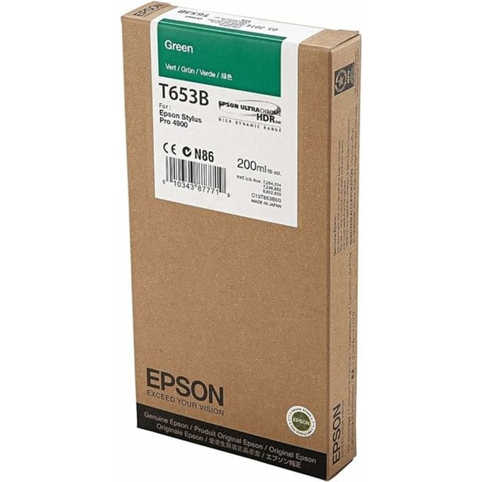 Epson T653B00 Inktcartridge Groen