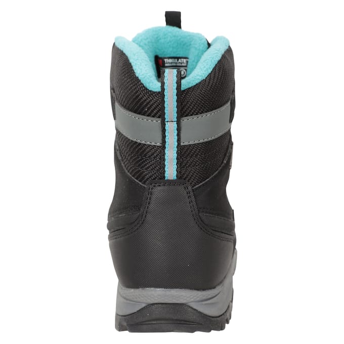 Mountain Warehouse Dames Ultra Piste Basher II Waterdichte Snowboots (Zwart)