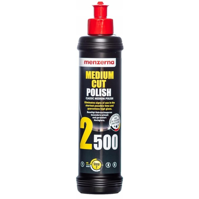 Menzerna 2500 | Medium Cut fijnslijp polijstmiddel - 250 ml