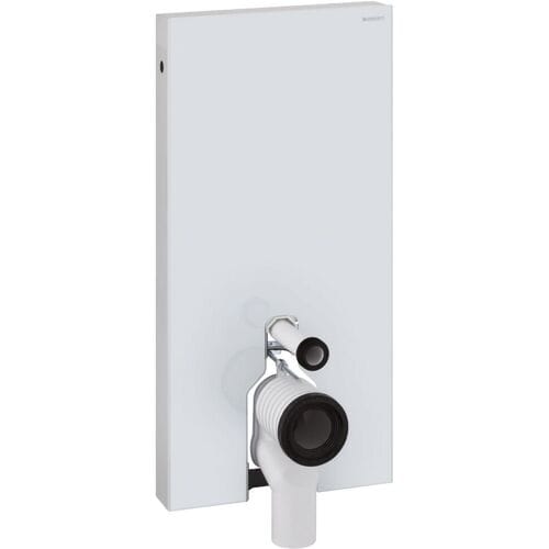 Geberit Monolith sanitary module for pedestal WC, 101 cm, with P-connection bend, water connection on side 131.003.SI.5