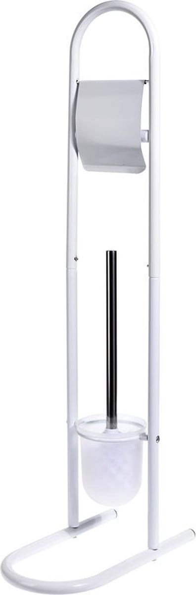 Bathroom Solutions Toiletgarnituur Wit - 30 x 16 x 78 cm