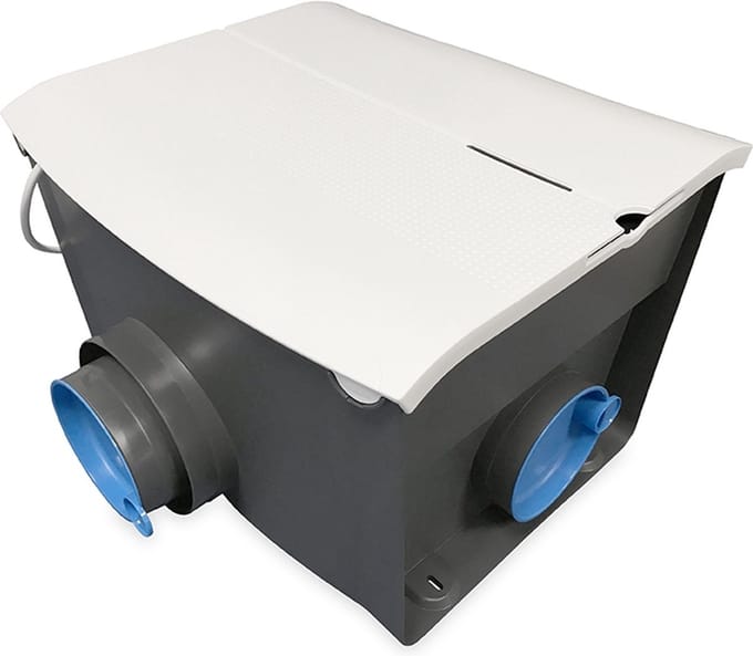 Orcon woonhuisventilator MVS-15RHB - 600 m3/h - met vochtsensor en afstandsbediening RF