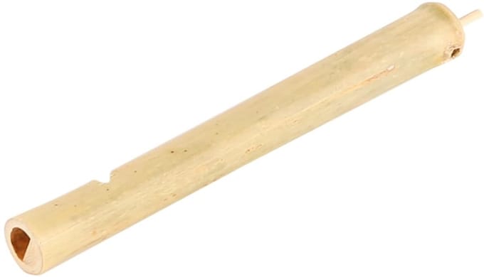 Dailygoods - Set van 3 Bamboe Schuiffluitjes