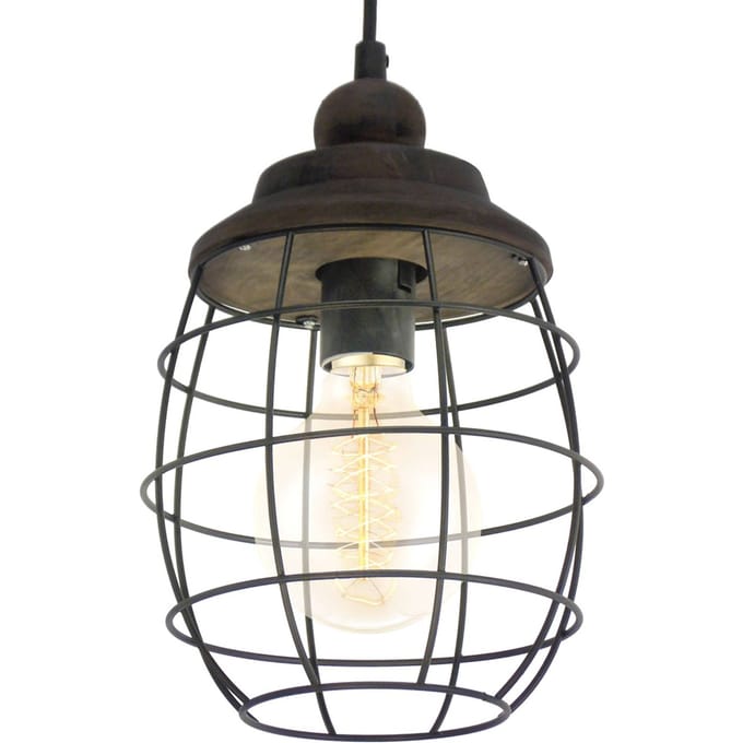EGLO Rustiek ontworpen hanglamp Bampton