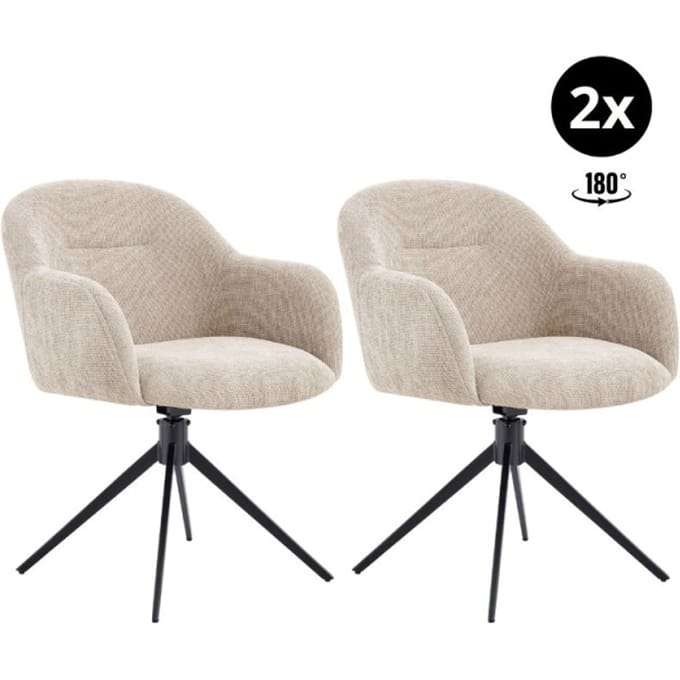 Multifurn Eetkamerstoel juul (set van 2)