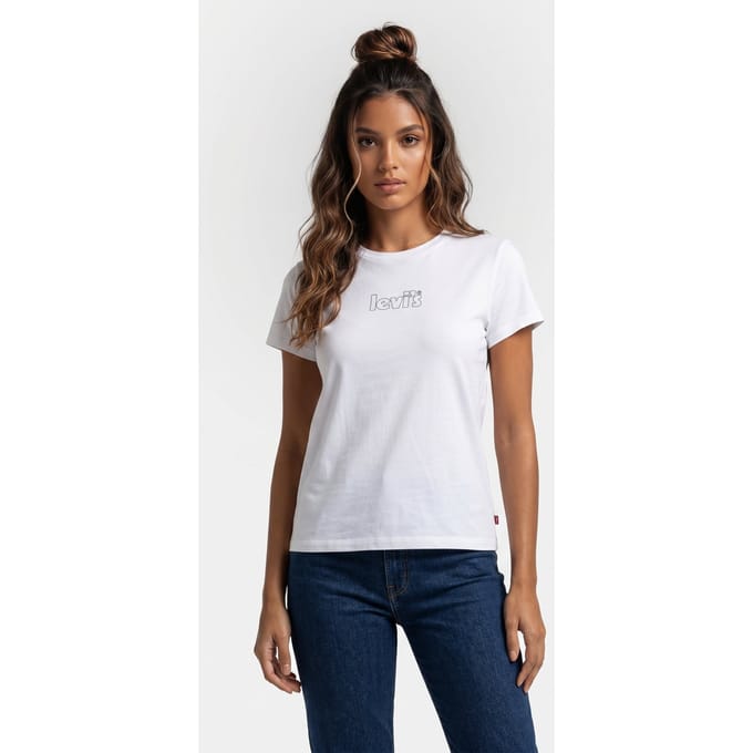 Levi's Lse The Perfect Tee Graphic Tees Poster Größe: S | Hemden Outlet | Damen