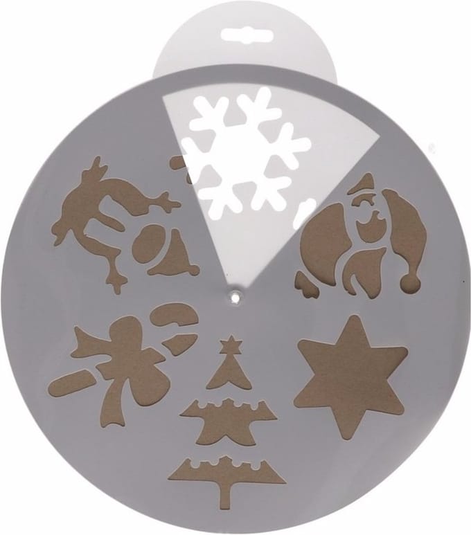 Kerst raamsjablonen kerst plaatjes 30 cm - Raamdecoratie Kerst - Sneeuwspray sjabloon