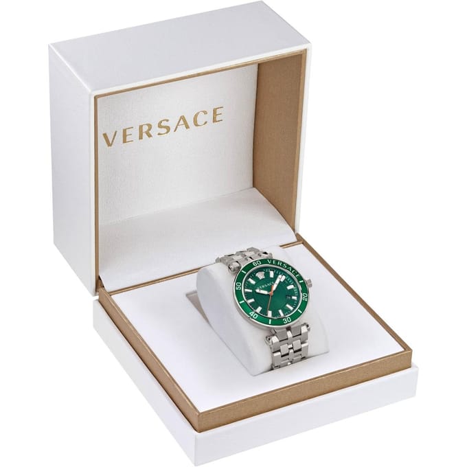 Versace VE2I00521 horloge mannen - Roestvrij Staal - zwart