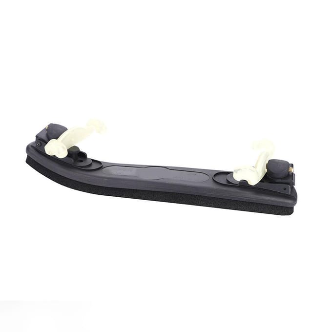 Mentonnière réglable Cadre en plastique Coussin EVA Accessoire pour Violon 3/4 4/4 black