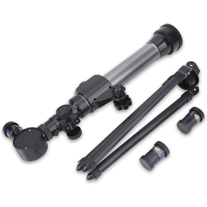 Kinderen Educatief Cadeau Speelgoed Monoculair Ruimte Astronomische Telescoop met Statief black