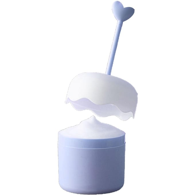 Gezichtsreiniger Schuimmaker Beker Draagbaar Drukken Mooi Reiniger Bubbel Schuimend Apparaat Blue gray