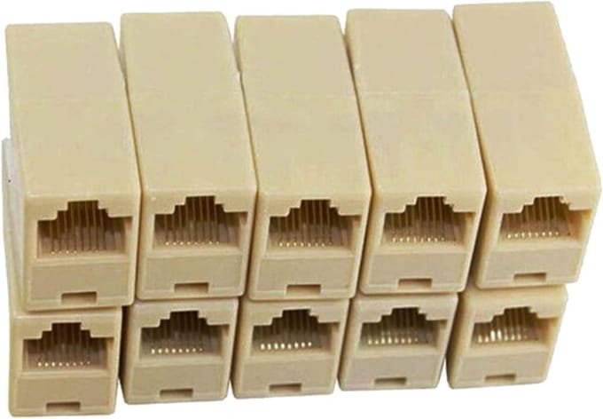 RJ45 Koppeling Plug - Netwerk Kabel Extender - Internet Verbinding Maken - Legering Connector