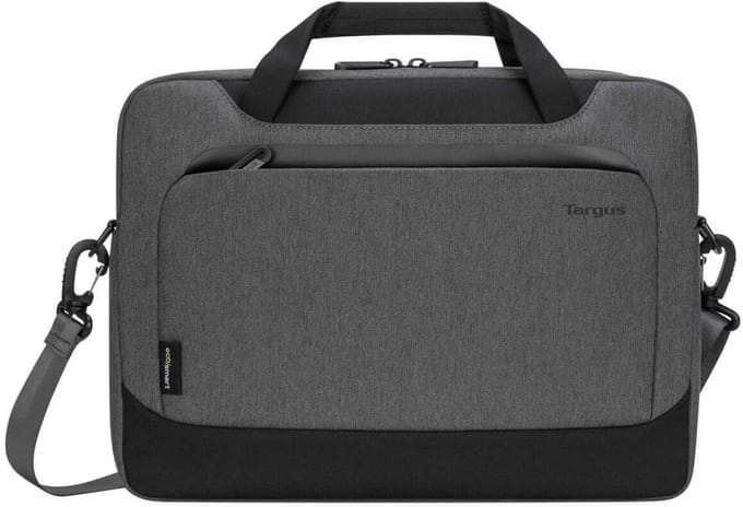 Slanke Laptoptas 15,6 inch Eco-vriendelijk met Schouderriem en Trolleyband