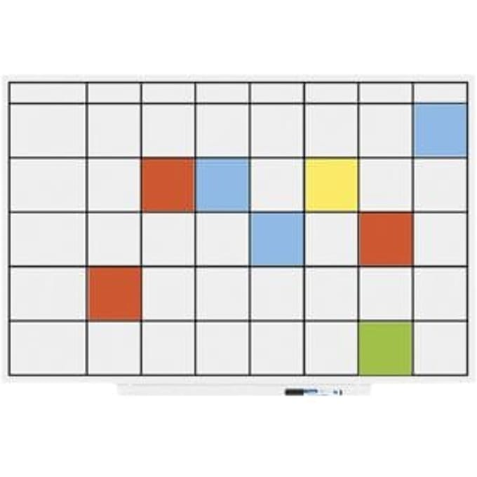 Rocada whiteboard - Skinplanner - 75x115cm - wit gelakt
