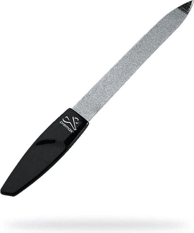 Premax  Professionele Saffier nagelvijl – Zwart - 12 cm.
