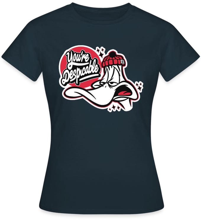 Looney Tunes Daffy Duck Despicable T-Shirt Dames