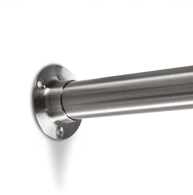 SOTECH kledingstang rond, RVS, lengte: 1000 mm, diameter: 25 mm incl. roedesteun Circle