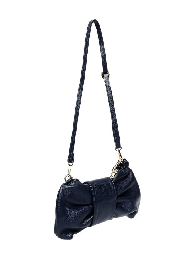 Isabella Rhea Blauw Rundleer Tas