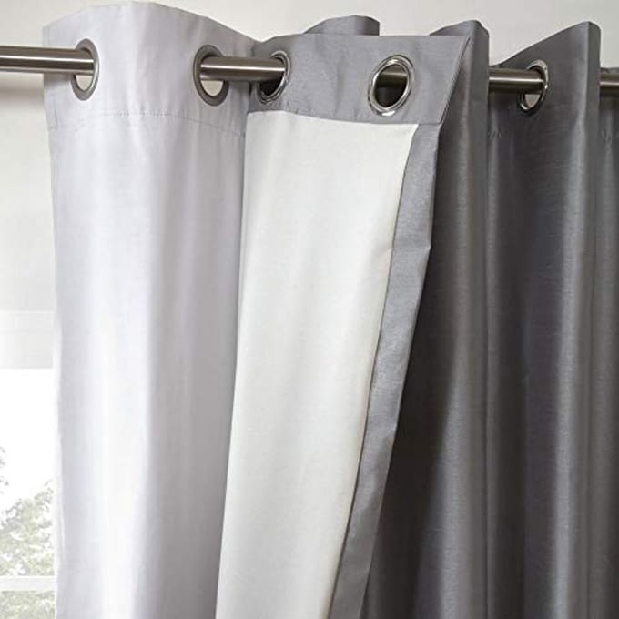 3-Pass Zwarte Voering voor Gordijnen - 100% Polyester - 66 X 87 Inch