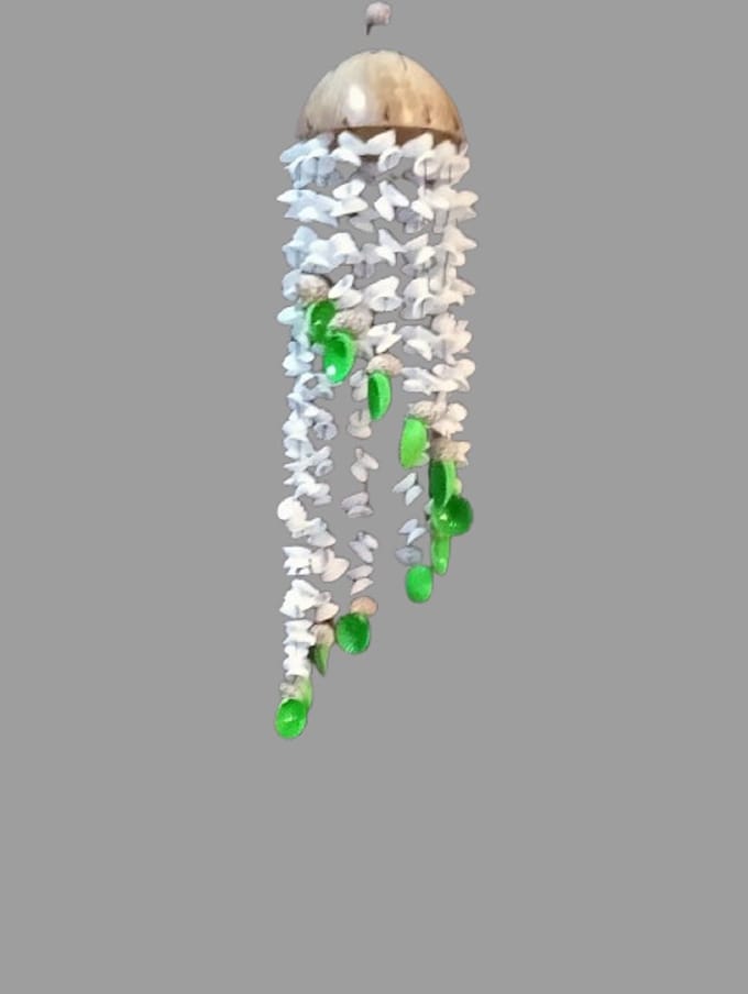 Mobiel cocos/spiraal windgong windchime windorgel