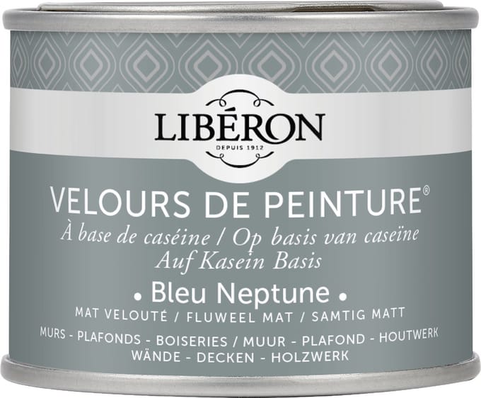 Liberon Velours De Peinture Muurverf - Mat - Bleu Neptune - 0,125l