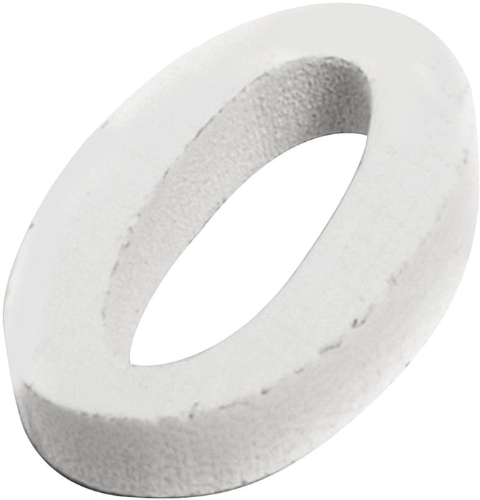 ARTYFETES - Kleine witte houten letter o 5 cm bruiloftsdecoratie