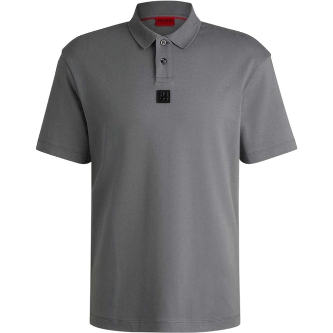 Hugo Mannen Deabono Logo Polo Shirt (Grijs)
