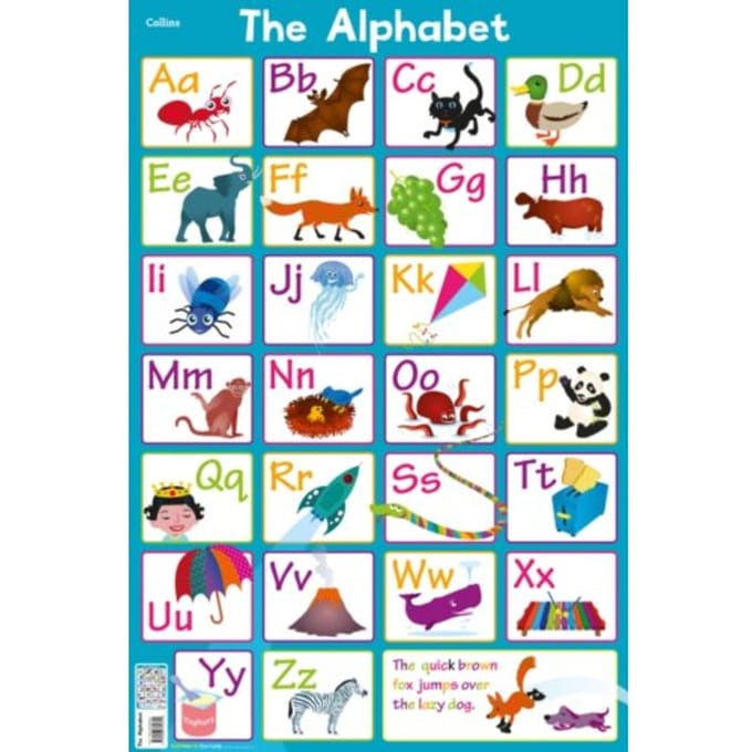 Alphabet - Collins Children’s Poster - Collins Kids