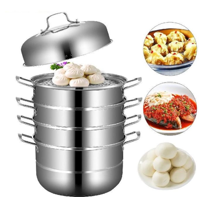 Bolture Stoompot - Stoomkoker - Stoompan - Couscous Pan - Voedselstomer - Voedsel Steamer - 5 Laags