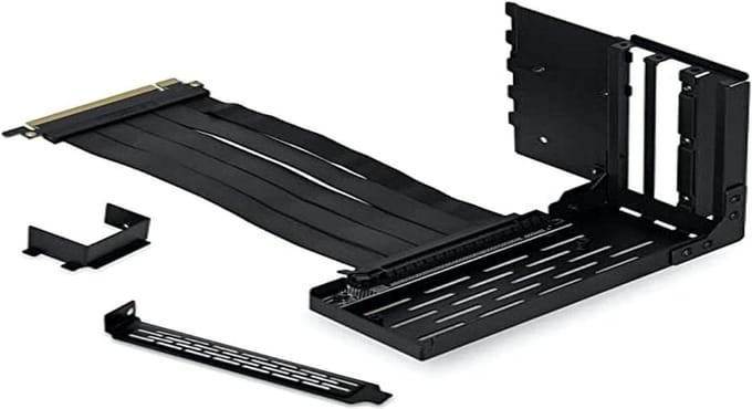 Verticale GPU Kit - Grafische Kaart Houder - PC Bouwen - Specifiek voor O11 Dynamic Evo - Eén maat - Zwart