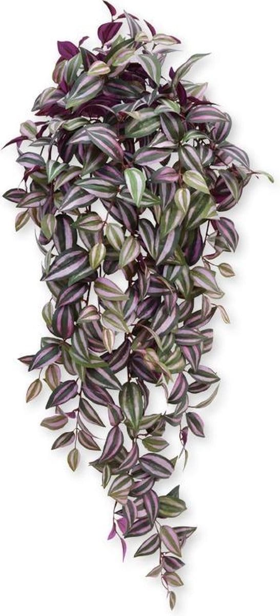 Tradescantia kunst hangplant 100cm - paars