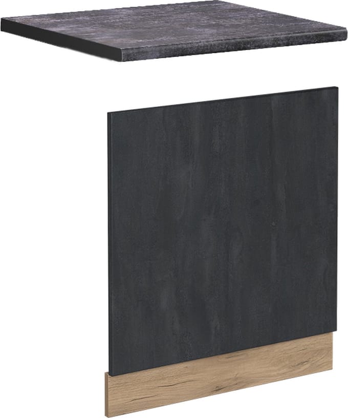 Vicco R-Line Frontpaneel – 60 cm WB Antraciet Zwart beton