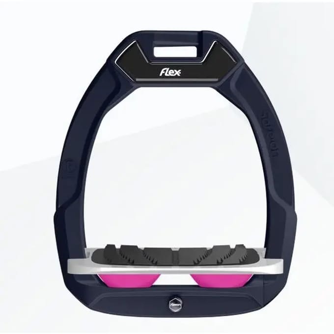 Veiligheidsaccepters voor het paardrijden Incliné Grip Groen/Grijs/Roze Flex-On Safe-On